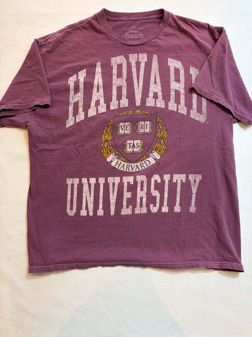 Harvard University Licensed Collegiate Graphic T-Shirt Maroon
